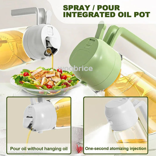 SprayChef™ 2-in-1 Oil Sprayer & Brush – Perfect for Air Frying, Grilling & Cooking