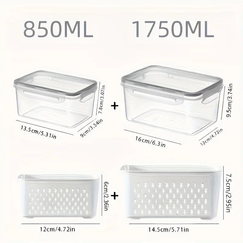 FreshLock™ Stackable Food Containers