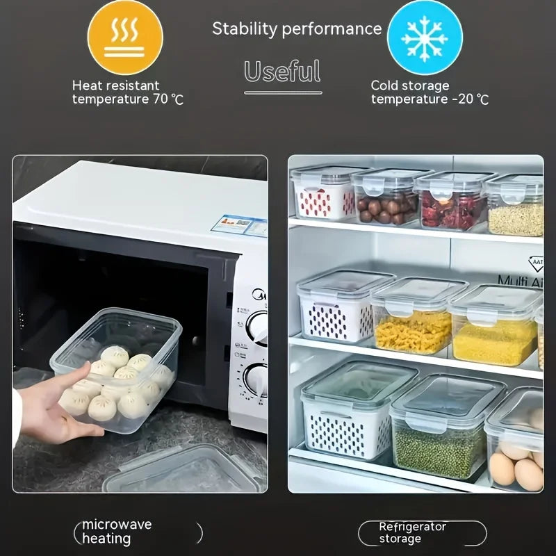 FreshLock™ Stackable Food Containers