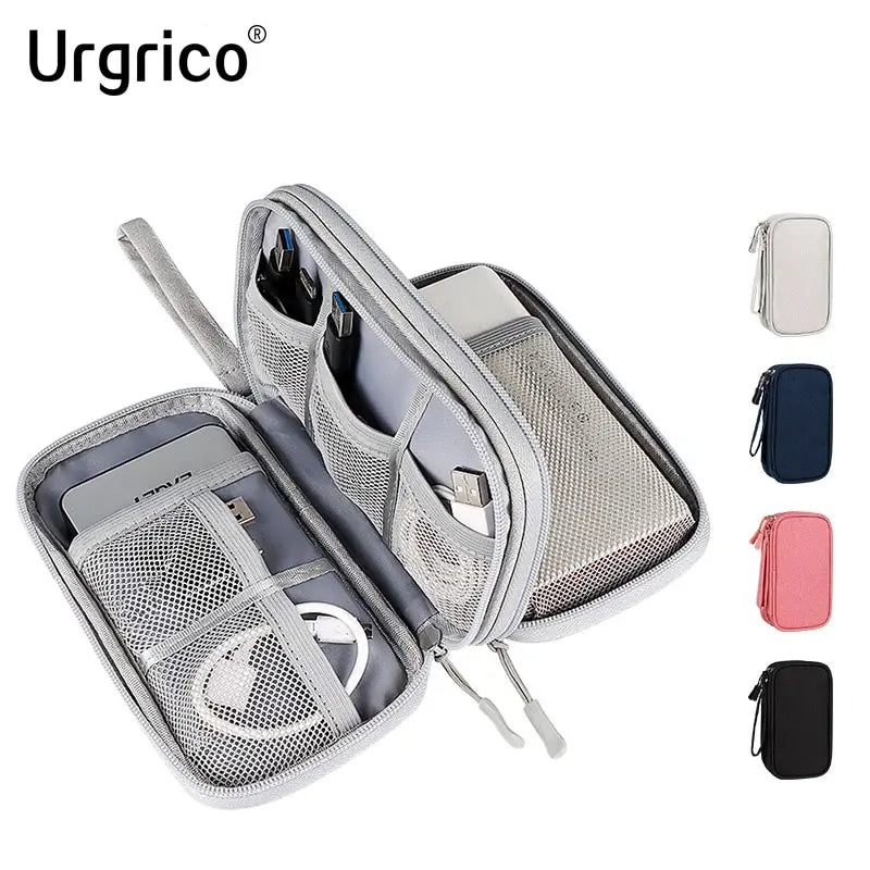 CableNest™ Portable Tech Organizer – Waterproof Travel Storage Case for Cables, Chargers & Accessories