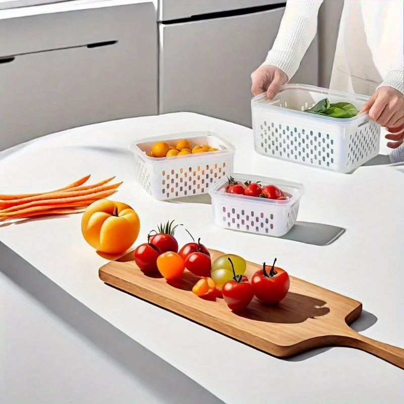 FreshLock™ Stackable Food Containers