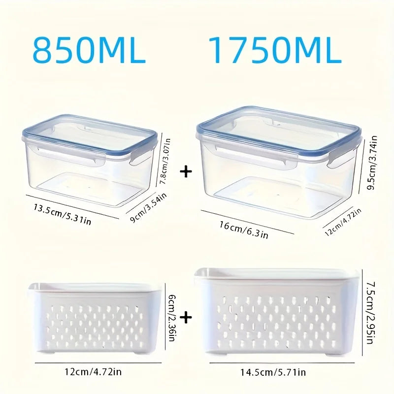 FreshLock™ Stackable Food Containers