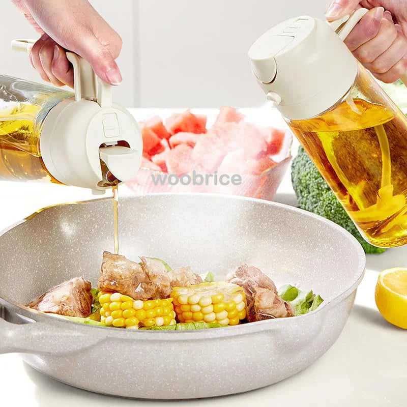 SprayChef™ 2-in-1 Oil Sprayer & Brush – Perfect for Air Frying, Grilling & Cooking