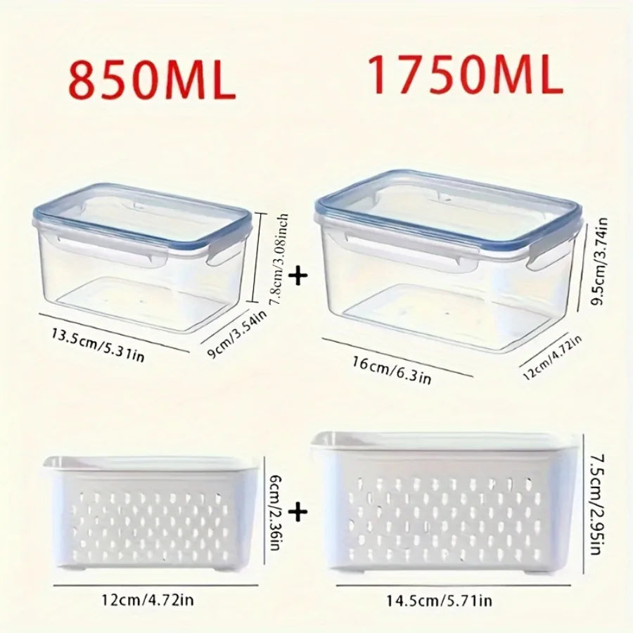 FreshLock™ Stackable Food Containers