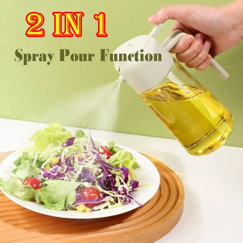 SprayChef™ 2-in-1 Oil Sprayer & Brush – Perfect for Air Frying, Grilling & Cooking