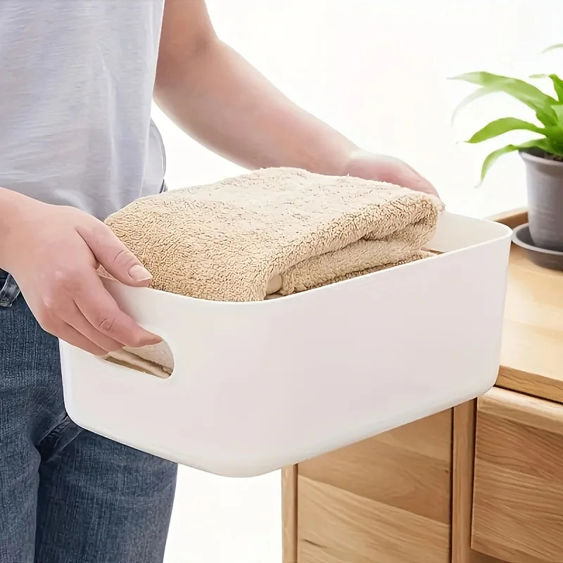 EasyStore™ 5-Piece Stackable Storage Organizer Set – Space-Saving Containers for Kitchen, Bathroom & Bedroom