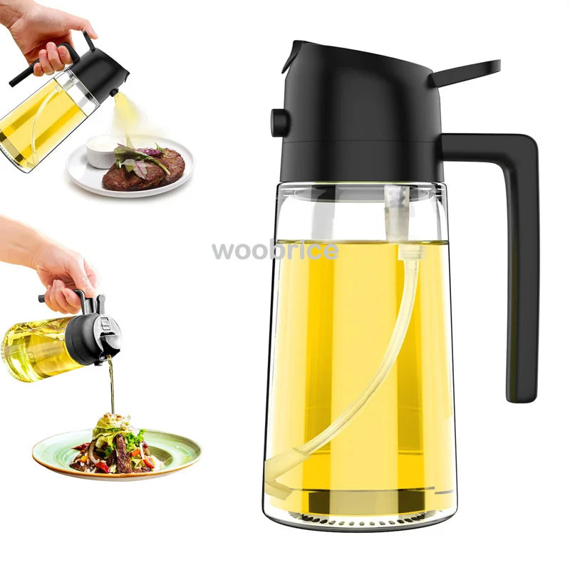 SprayChef™ 2-in-1 Oil Sprayer & Brush – Perfect for Air Frying, Grilling & Cooking